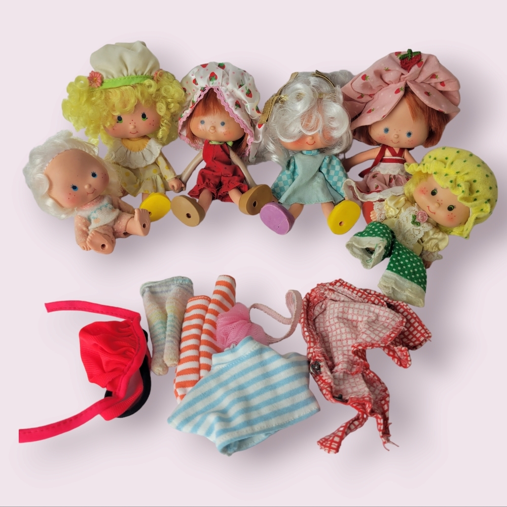 VTG Set American Greeting‎ Set Strawberry Shortcake Doll